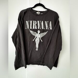 H&M Nirvana long sleeve